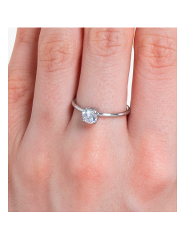 ANELLO DONNA IN ACCIAIO -...