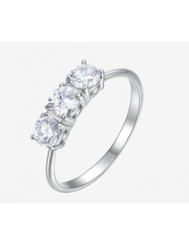 ANELLO DONNA IN ACCIAIO CON...