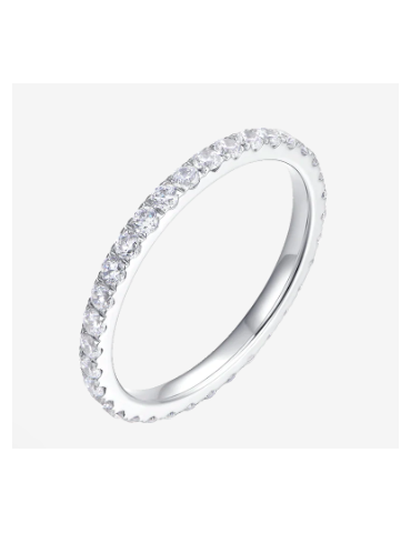 ANELLO DONNA IN ACCIAIO CON...