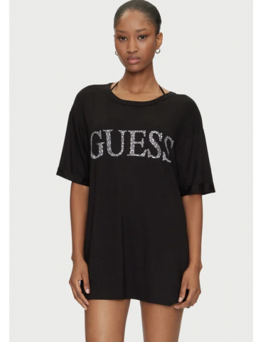 Guess T-shirt Oversize Nera