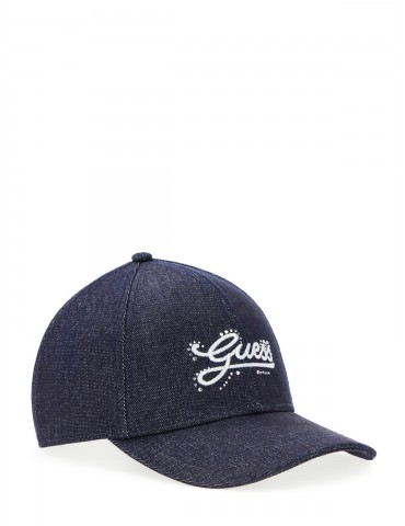 GUESS CAPPELLO DENIM BLU