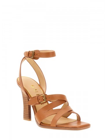 GUESS SANDALO IN PELLE BROWN