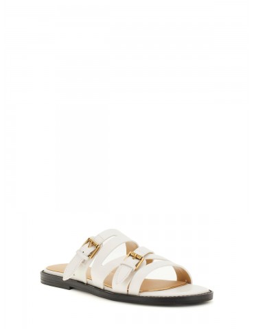 GUESS SANDALO PELLE WHITE