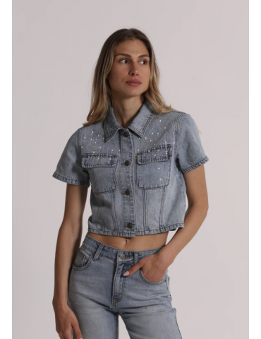 MIMIMUA GIACCA CROPPED IN...