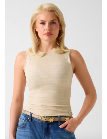 GUESS Top canotta con strass